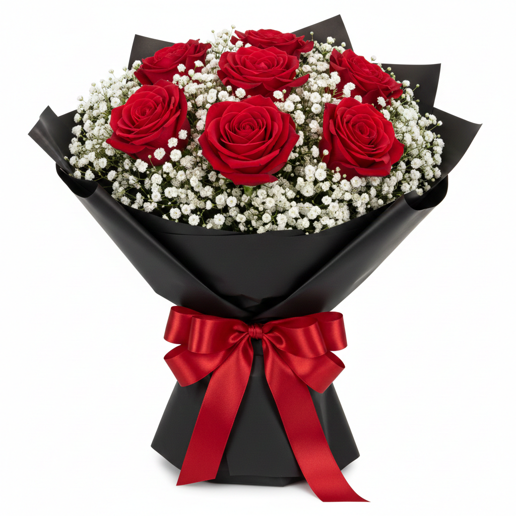 Love Spark – Red Rose Mini Bouquet For Her