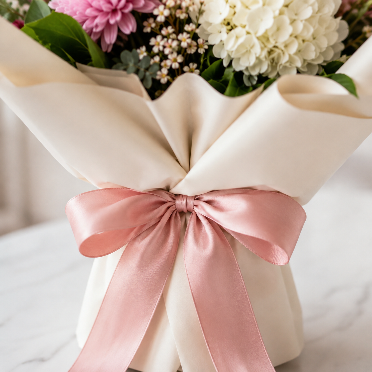 Luxury Mixed Flower Sorry Bouquet with Roses, Lilies & Hydrangea
