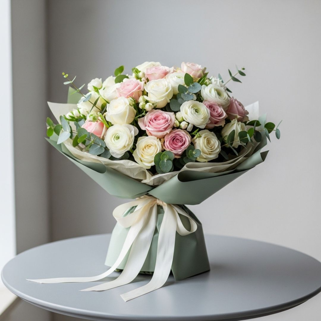 Opulent Rose Harmony by Black Petals Flowers