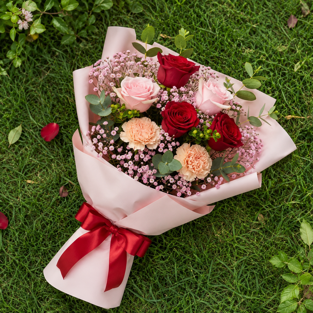 Pink Flame Bouquet