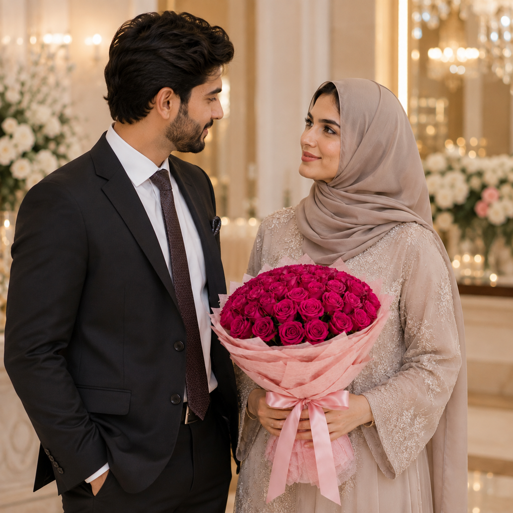 Pink Serenity of 51 Pink Roses