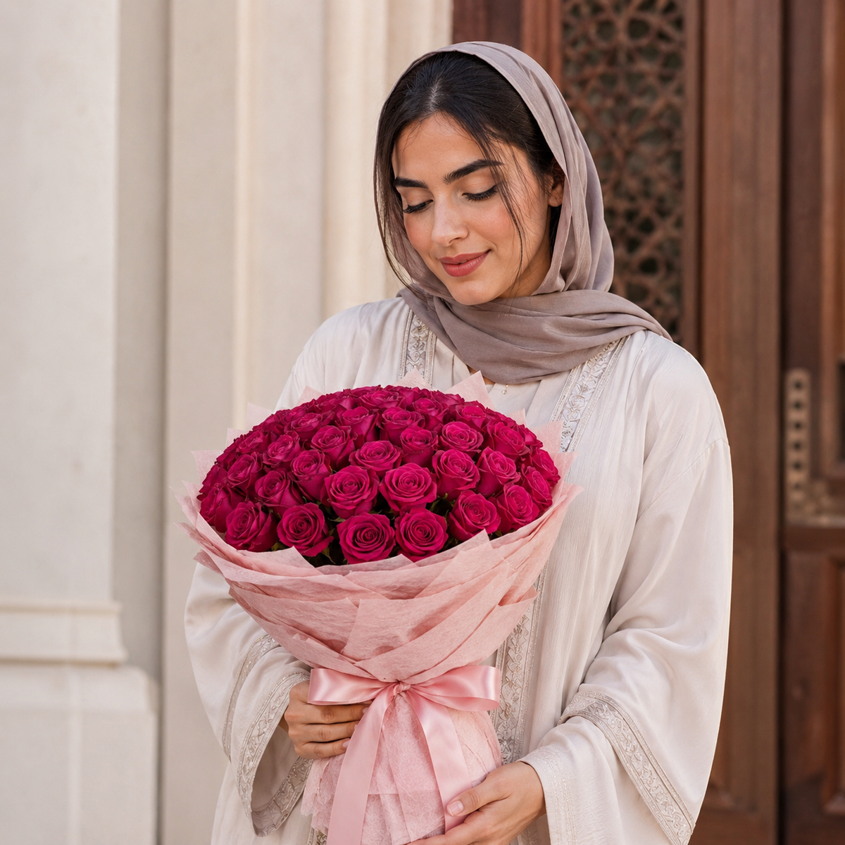 Pink Serenity of 51 Pink Roses