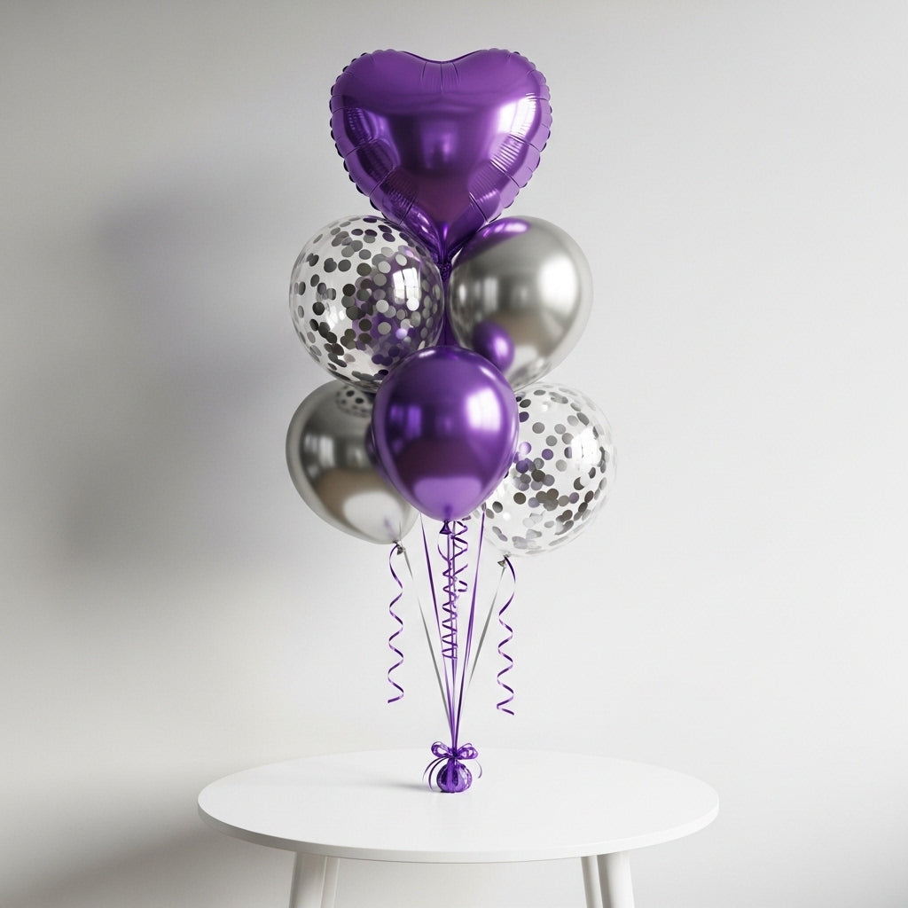 Purple Glam Balloon Set