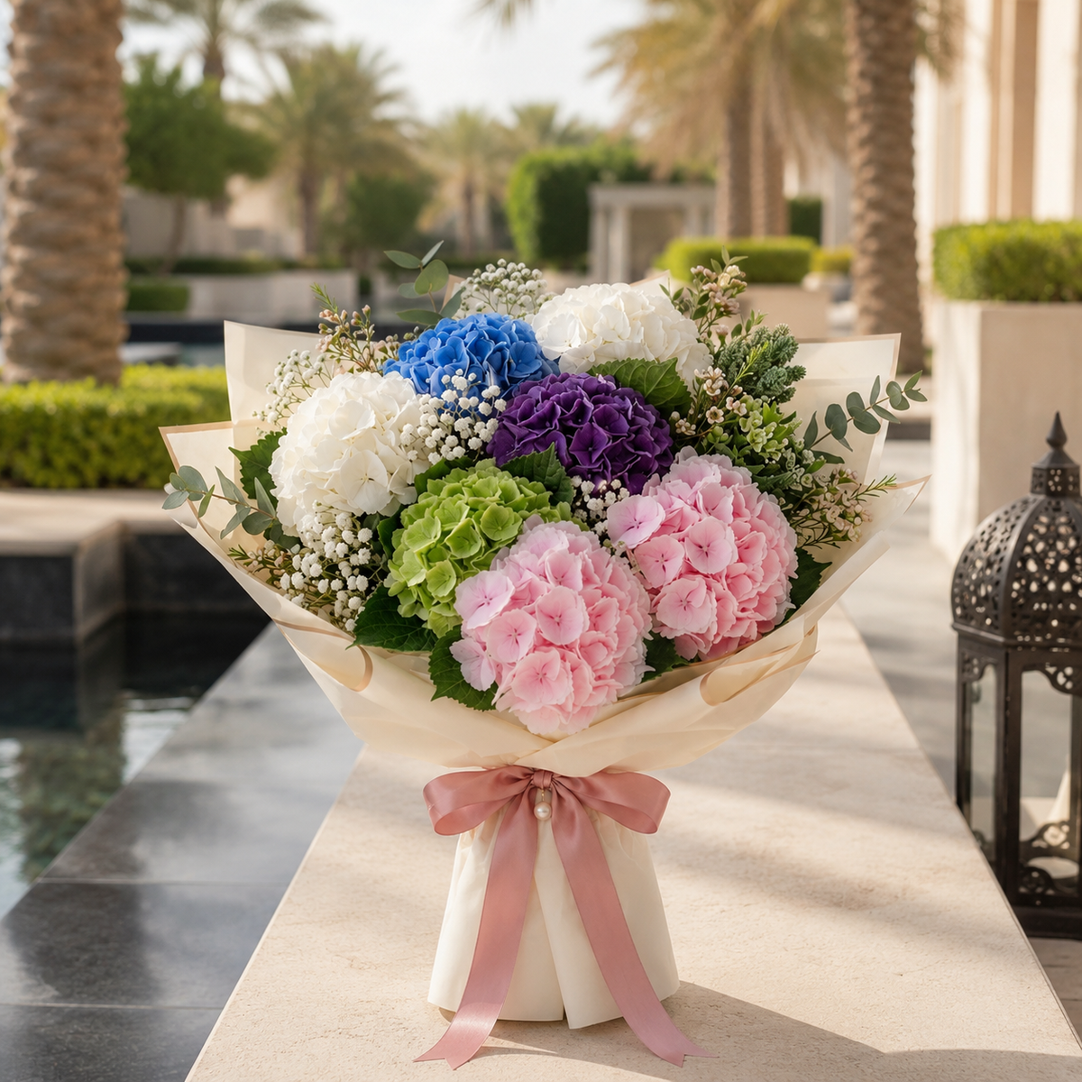 Rainbow Hydrangea Bouquet for a Thoughtful Surprise – photo 3