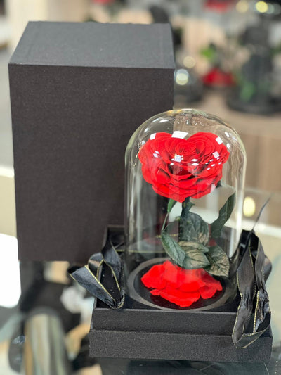 Forever Yours – Red Preserved Rose