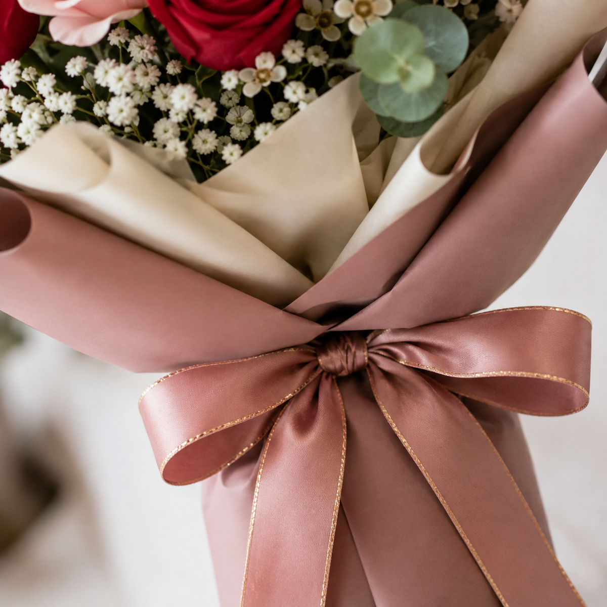 Romantic Red & Pink Roses I'm Sorry Bouquet