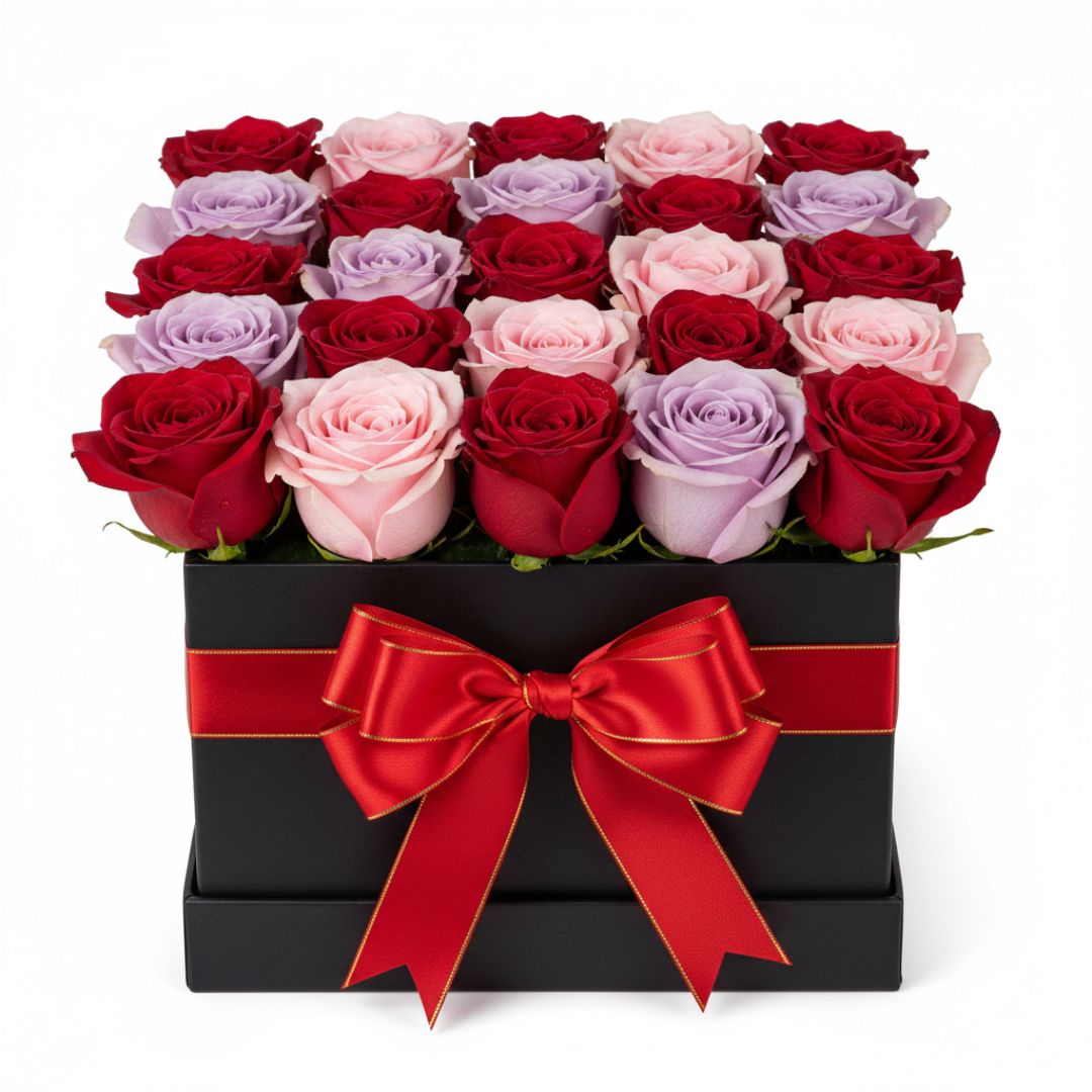 Rosy Horizon - Valentine's Special Flower Box