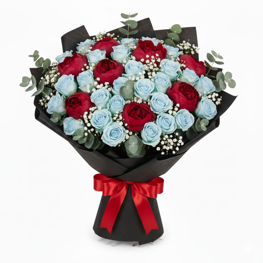 Sapphire Desire - Valentine's Special Bouquet