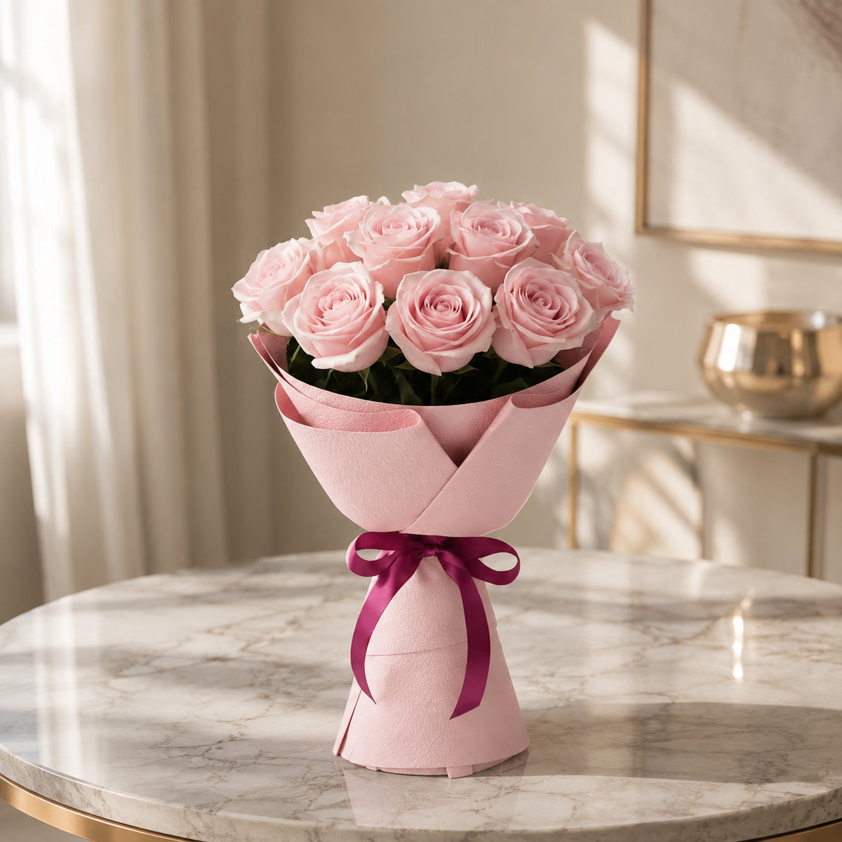 Soft Glow Celebration-11 Light Pink Roses
