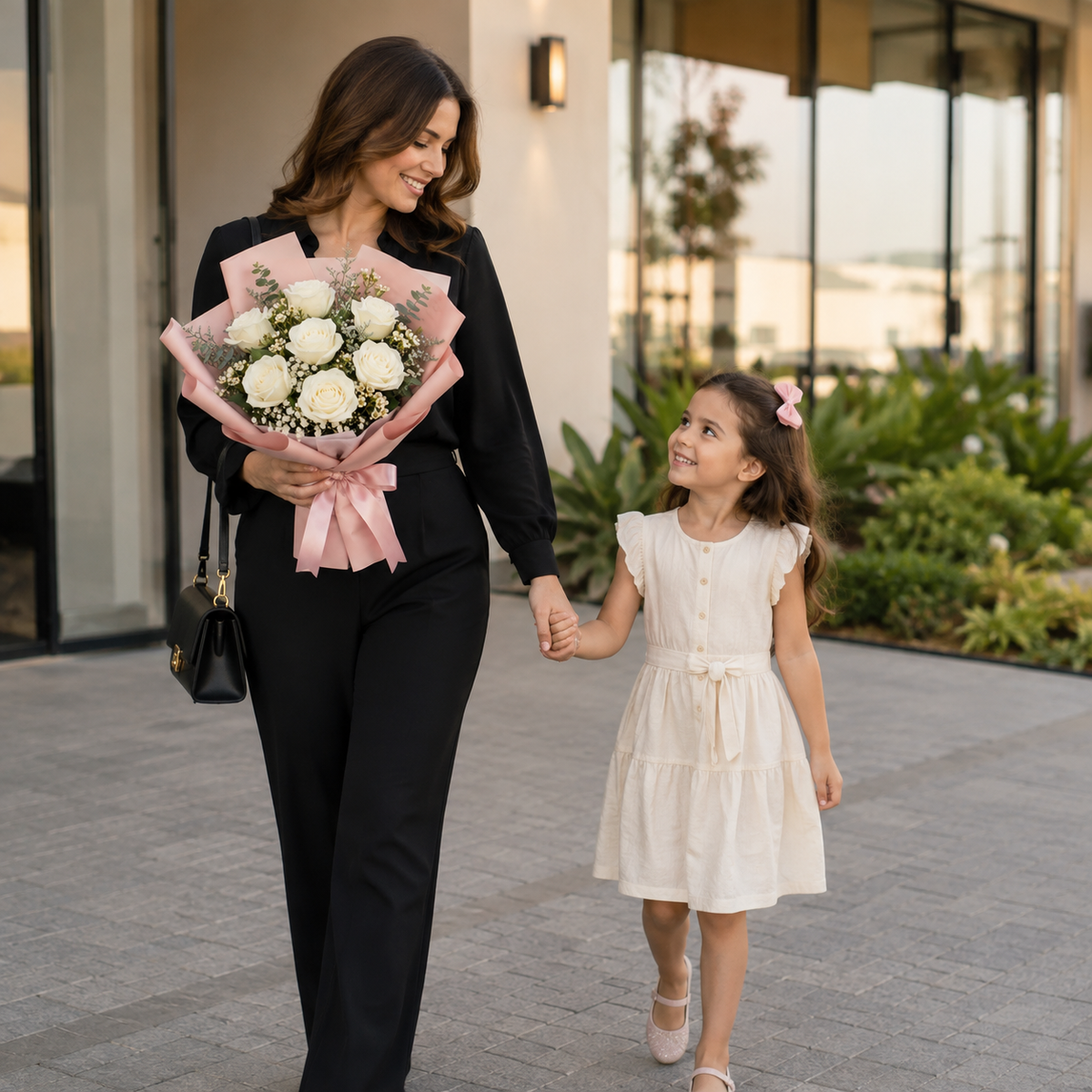 Sorry Bouquet of White Roses
