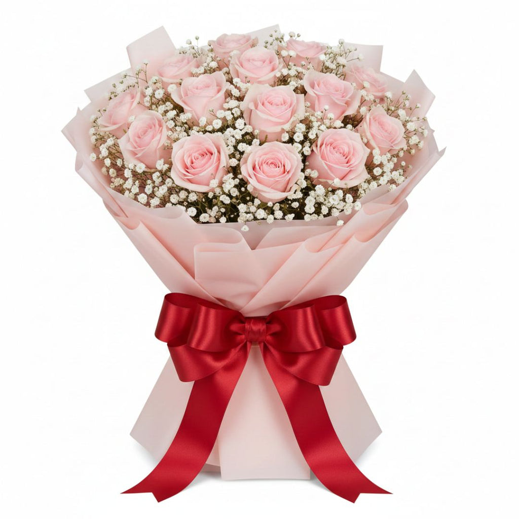 Valentine’s Gentle Kiss by Black Petals Flowers