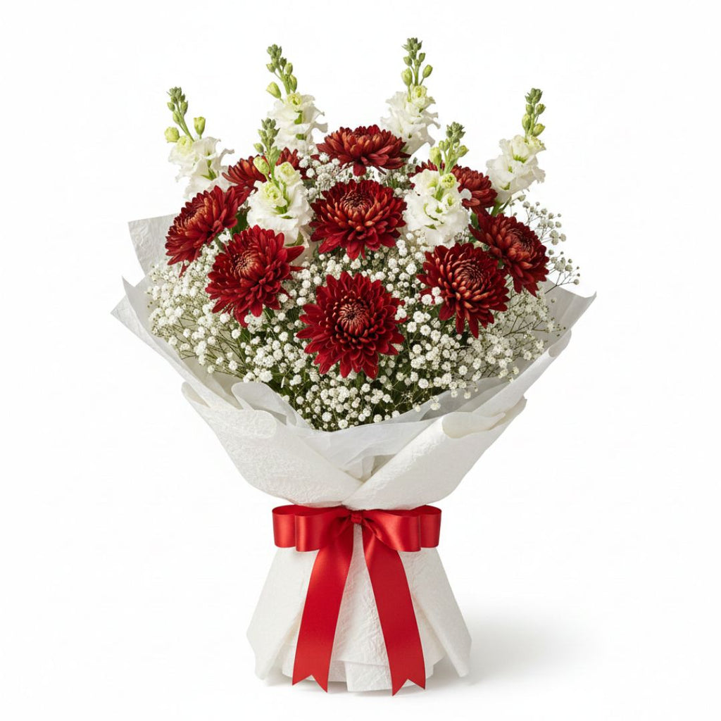 Valentine’s Ruby Kiss by Black Petals Flowers