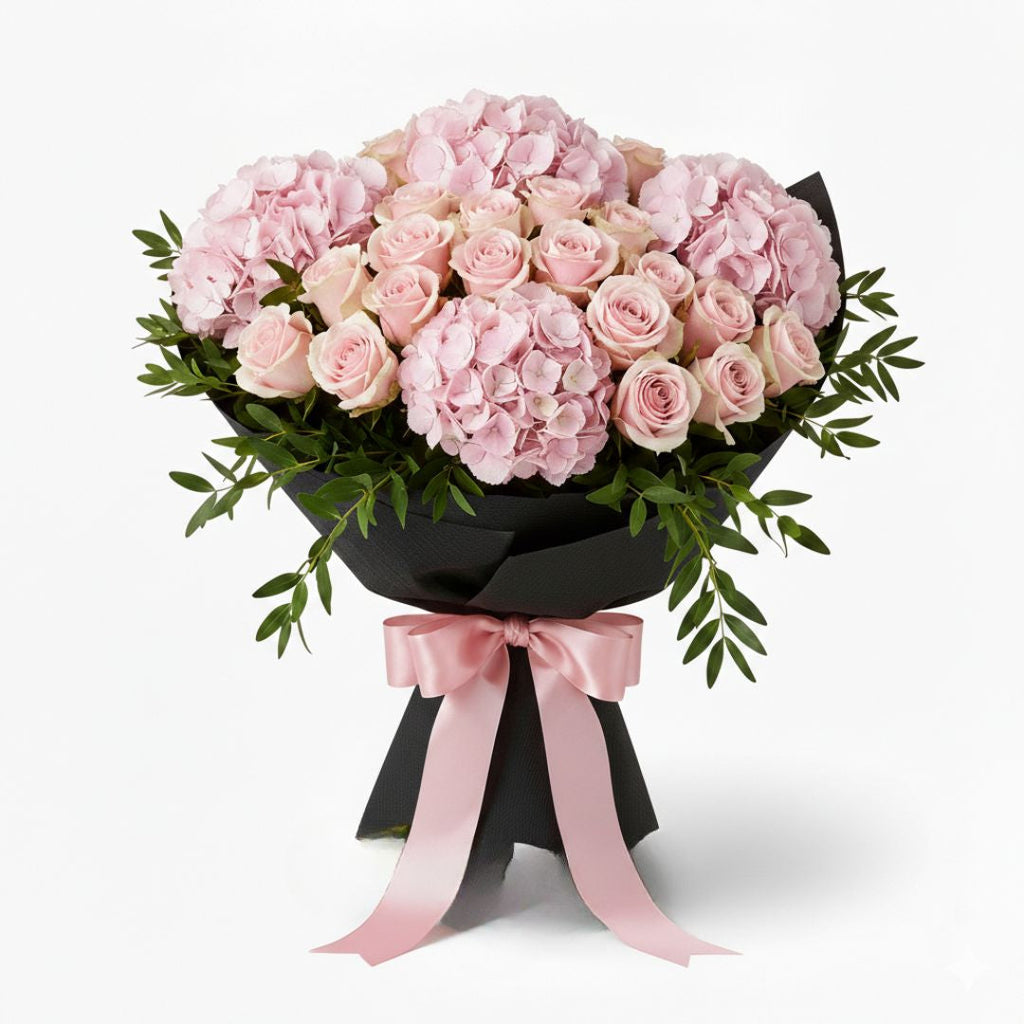 Valentine's Cupid’s Blush by Black Petals Flowers
