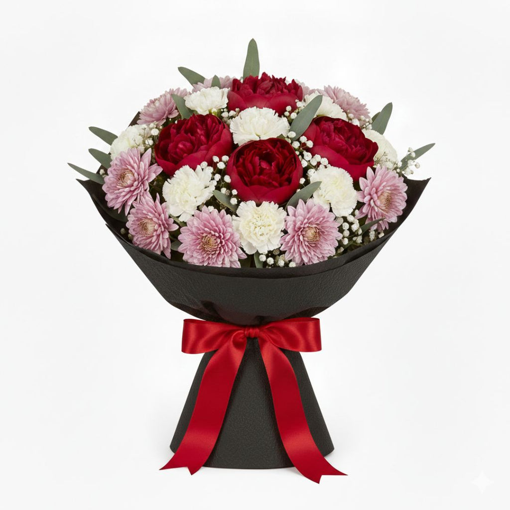 Valentine's Delight by Black Petals Flowers