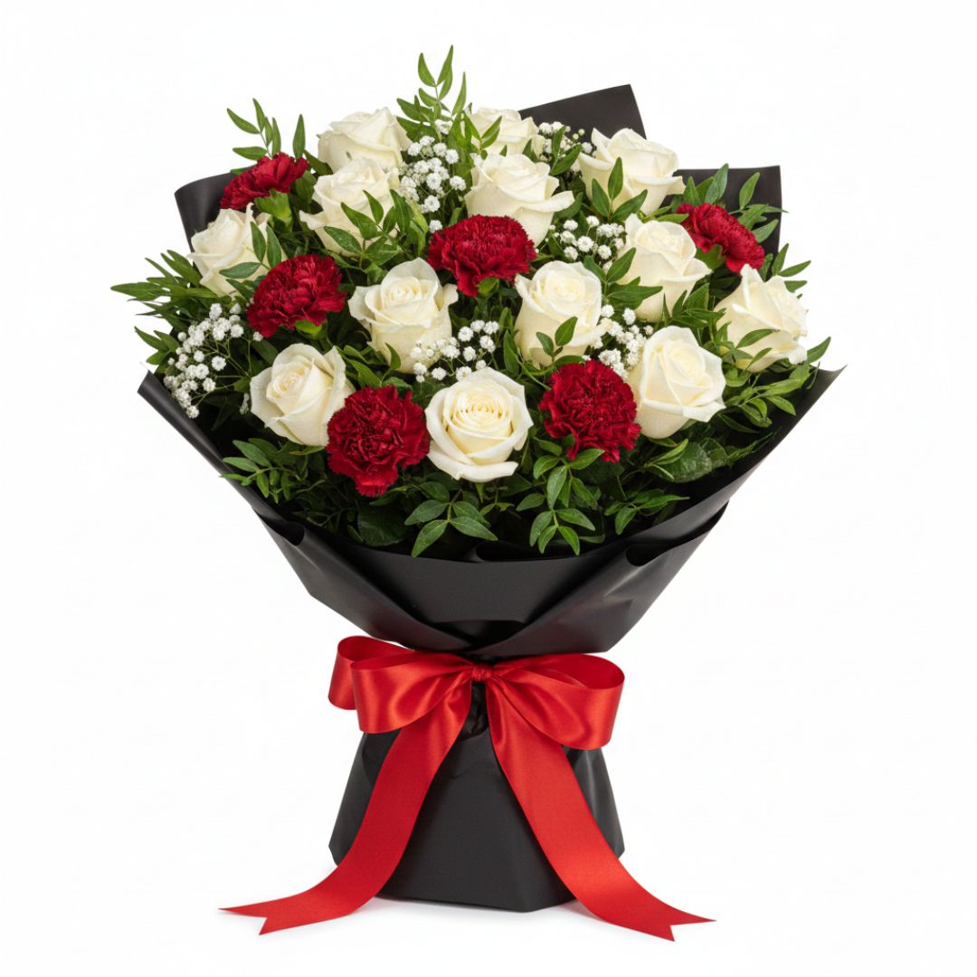 Valentine’s Eternal Flame by Black Petals Flowers