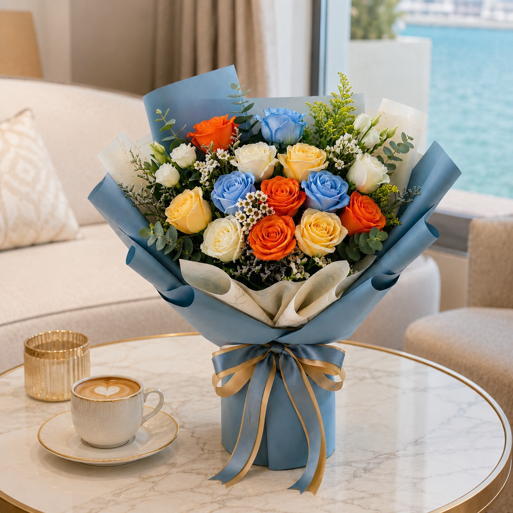 Vibrant Mixed Rose Bouquet to Brighten Any Day – photo 2