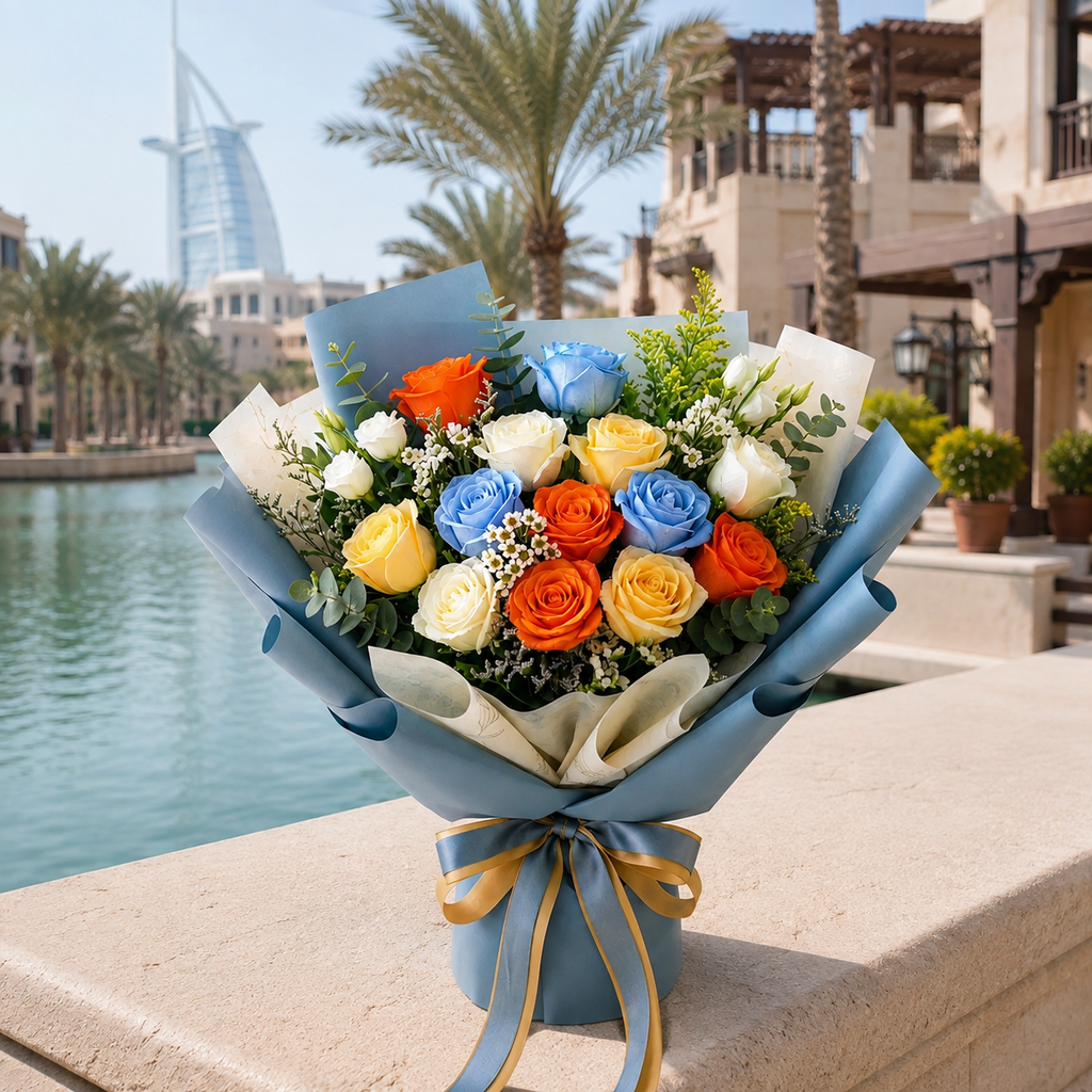 Vibrant Mixed Rose Bouquet to Brighten Any Day – photo 4