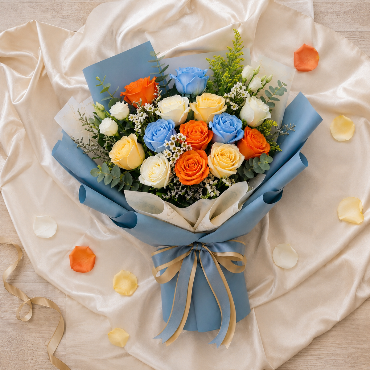 Vibrant Mixed Rose Bouquet to Brighten Any Day – photo 6