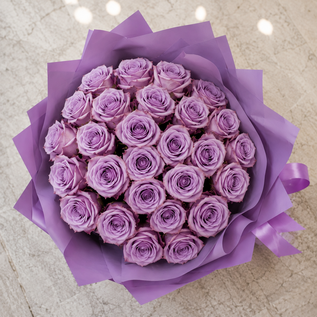 Violet Regards-21 Purple Roses – photo 2