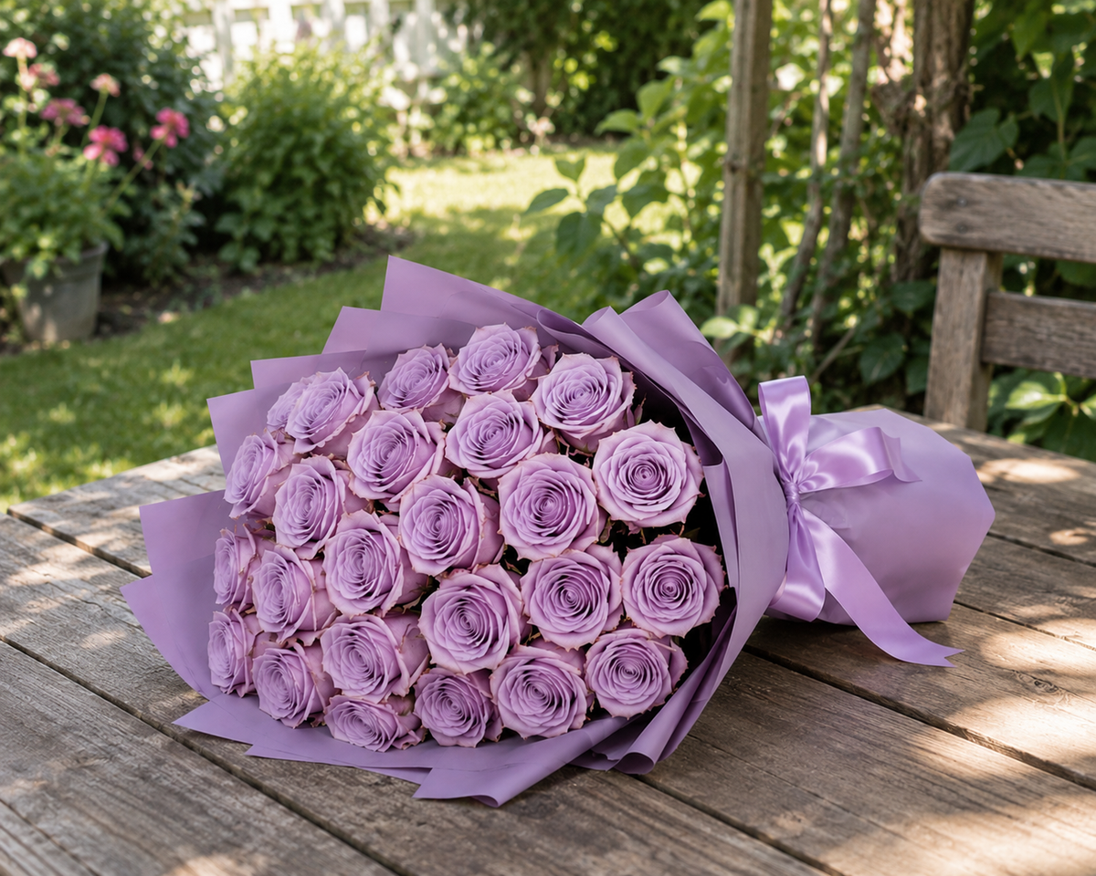 Violet Regards-21 Purple Roses – photo 7