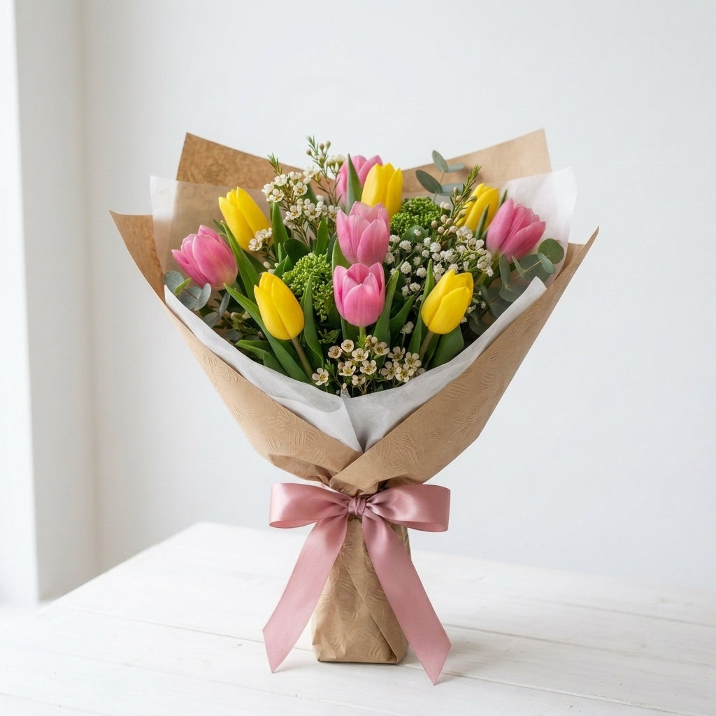 Bright Sunflower Bouquet for New Year Celebrations