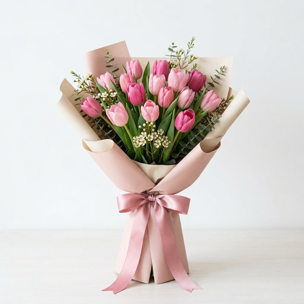 Housewarming Pink Lily Bouquet