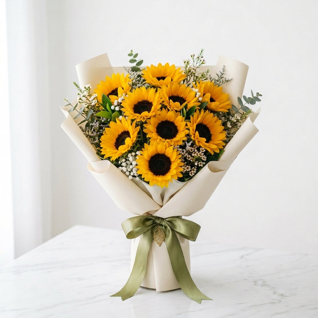 Cheerful Sunflower I'm Sorry Bouquet
