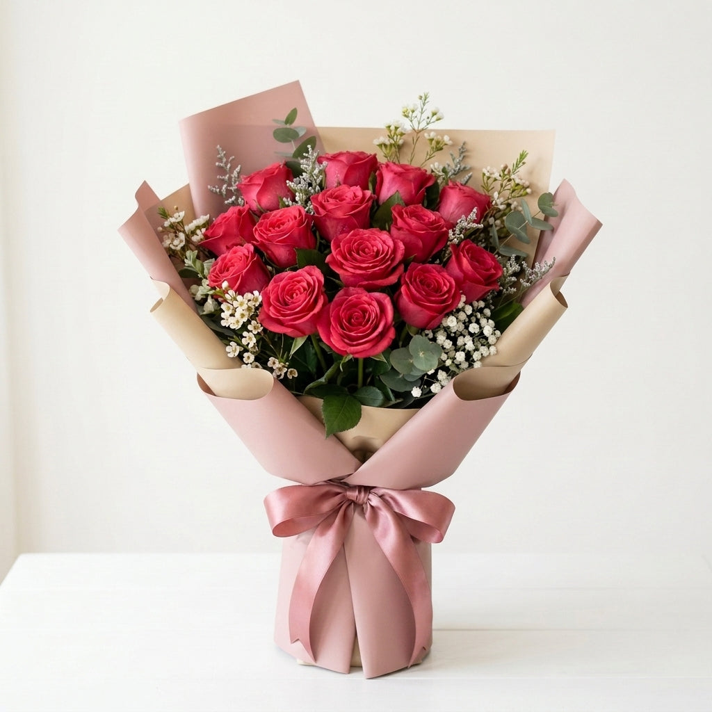 Blush Pink Rose Apology Bouquet